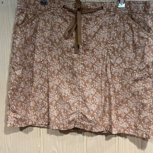 White Stag Skirt Drawstring Waist Size 18